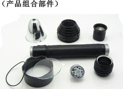 【CREE XPE LED防爆电筒 充电远射 铝合金厂家批发大功率强光手电筒】价格,厂家,图片,LED特种照明,东阳市江北柏丽康电筒加工厂-